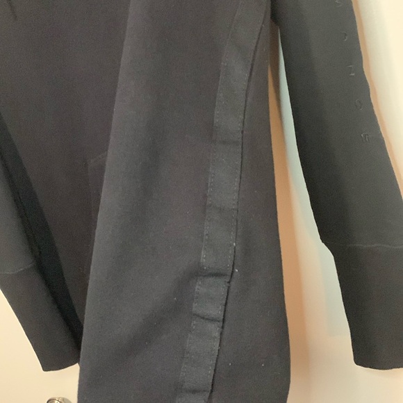 Calvin Klein Performance Black Cowl Neck Hoodie Sweatshirt Size Large - Picture 5 of 9